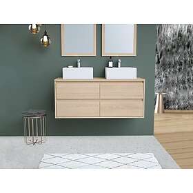 Vente Unique MILIPAM Badrumsskåp 120cm Natur ek ()