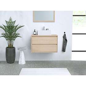 Vente Unique MILIPAM Badrumsskåp 80cm Natur Ek (MILIPAM)