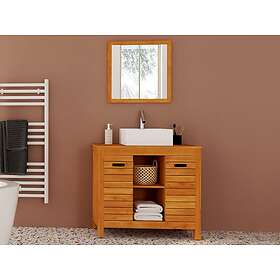 Vente Unique Meuble sous vasque en bois d'acacia 90 cm PULUKAN