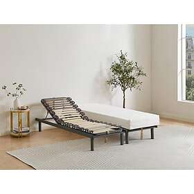 YSMÉE Sommier de relaxation lattes 3 plans de couchage 80 x 200 cm RUOTI de