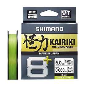 Shimano KAIRIKI 8+ 150m Mantis Green.