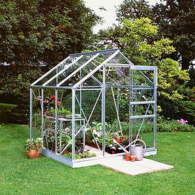 Växthus Bruka Aluminium Säkerhetsglas, 3,7 M²