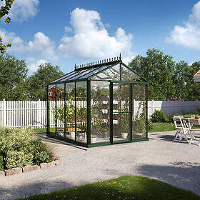 Växthus Oas Master Victorian Mörkgrön, 7,3 M²