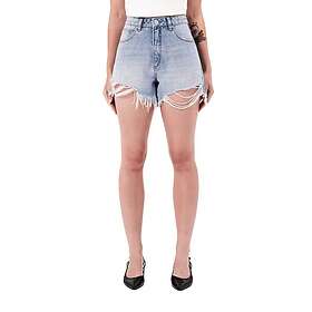 Abrand Venice Short Cindy Rip Distressed Jeans (Dam)