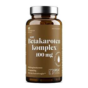 Great Essentials Pure Betakarotenkomplex 100mg 60 Kapsalr