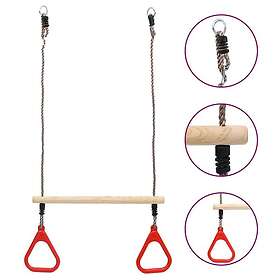 vidaXL Loungegrupp för trädgården m dynor 5 delar konstrotting ljusgrå 3222291