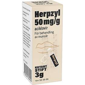 Herpzyl 50mg Aciklovir Stift 3g