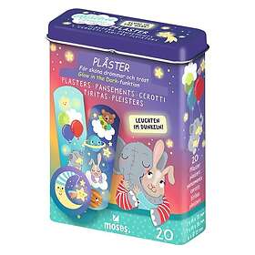 moses Drömplåster "Glow in the Dark" 20 stycken