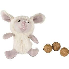 Flamingo Tux Kattleksak Mjukt Får Kattmynta 10 x 5 cm