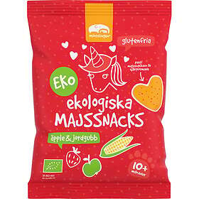 Minstingen Majssnacks Äpple & Jordgubb 20g