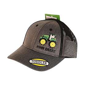 John Deere Caps barn grå/svart med traktor