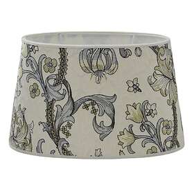 William Morris Golden Lily embroidery skärmar dove oval (30cm)