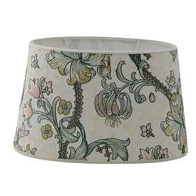 William Morris Golden Lily embroidery skärmar linen/blush oval (25cm)