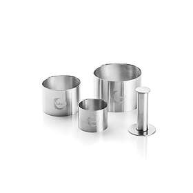 Plate-it garneringsformar 4 delar Stål