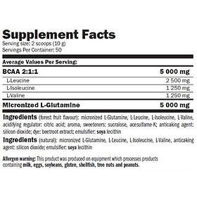 Amix Gutamine/bcaa 300g Tail Pulver