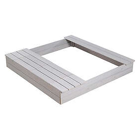 Roba Outdoor Sandbox Med Lekkar
