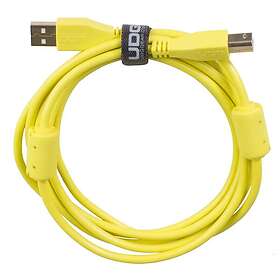 UDG USB 2,0 A-B Yellow Straight 1m