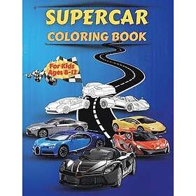 Supercar Coloring Book For Kids Ages 8-12