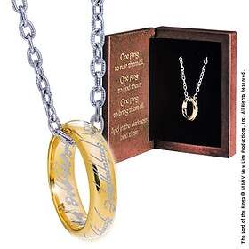 The Noble Collection LOTR One rings - Sterling silver