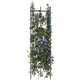 vidaXL Tomatburar Stål och PP 116cm 6 st Antracit 318901