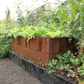 Flexigarden Odlingslåda Cortenplåt 2mm 800x1200x400