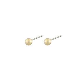 Snö Of Sweden Amsterdam Earring Plain Gold 4mm