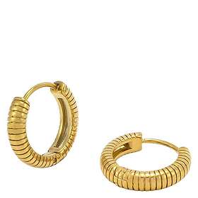 Timi Of Sweden Vivia Ribbed Hoop Earrings