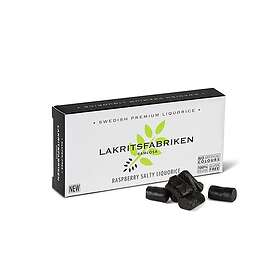 Lakritsfabriken Premium Lakrits Salt Hallon 40g