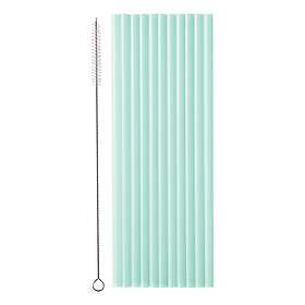 Återanvändbara Sugrör Grön Sage 12-pack