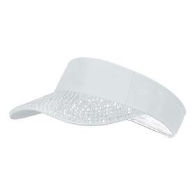 Solskärm med Strass Vit One size