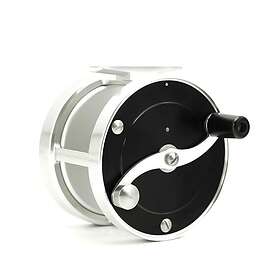 Iwana Retro 1:2 Multiplier Salmon Reel Black & Silver 4'' Wide