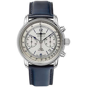 Zeppelin 86141 Los Angeles Silverfärgad/Läder Ø42 mm