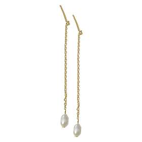 Timi Of Sweden Lucia Pearl Chain Stud Earrings
