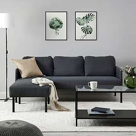 IKEA GLOSTAD 3-sitssoffa med schäslong