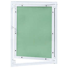 vidaXL Åtkomstpanel Grön, Silver Aluminium, Gips 650 x 550 x 12,5 mm