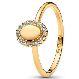 Pandora Timeless gold-plated engravable ring 163800C01-54