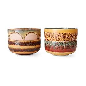 HKliving 70's dessertskål 4 delar Harbour