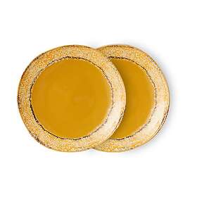 HKliving 70's tallrik 22 cm 2-pack Paradise