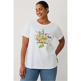 Zizzi vElin S/S Straight Tee (dam)