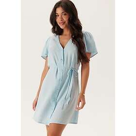 Vero Moda Vmlinn Ss V-neck Tie Short Dress