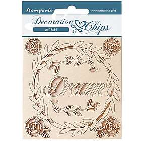 Stamperia Chipboard Die Cuts Rose Parfum Dream