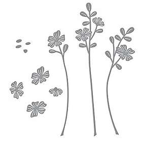 Spellbinders Spellbinder Dies Etched Sealed Blooms 5 dies