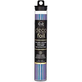 iCraft Thermoweb Deco Foil Transfer Sheets Prince Periwinkle 6x12 Tum 5 st