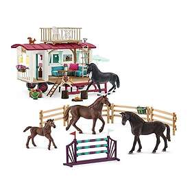 Schleich 72141 Horse Club Hemlig träning med caravan