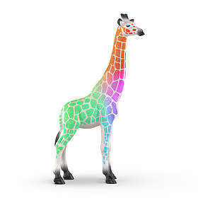 Schleich 90 år Giraff figur 17 cm hög 72266