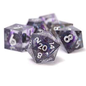 Sirius Dice Sharp Midnight Polyhedral RPG Set (7)