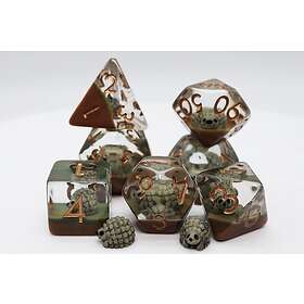 Foam Brain Dice Hedgehog RPG Set (7)