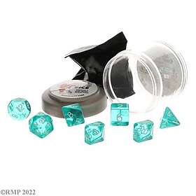 Pizza Dungeon Dice Lucky Clear Teal