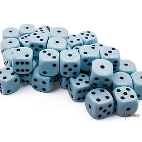 Chessex Gaming Opaque: Pastel Blue/black (36-dice set)