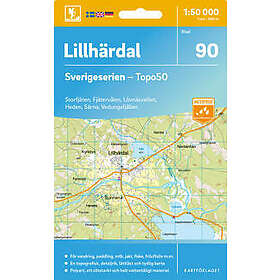 90 Lillhärdal Sverigeserien Topo50